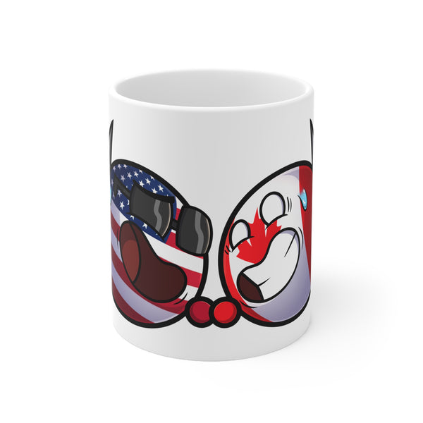 USA vs Canada Mug