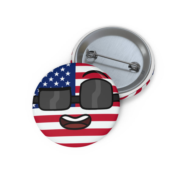 Cool USA Pin Button