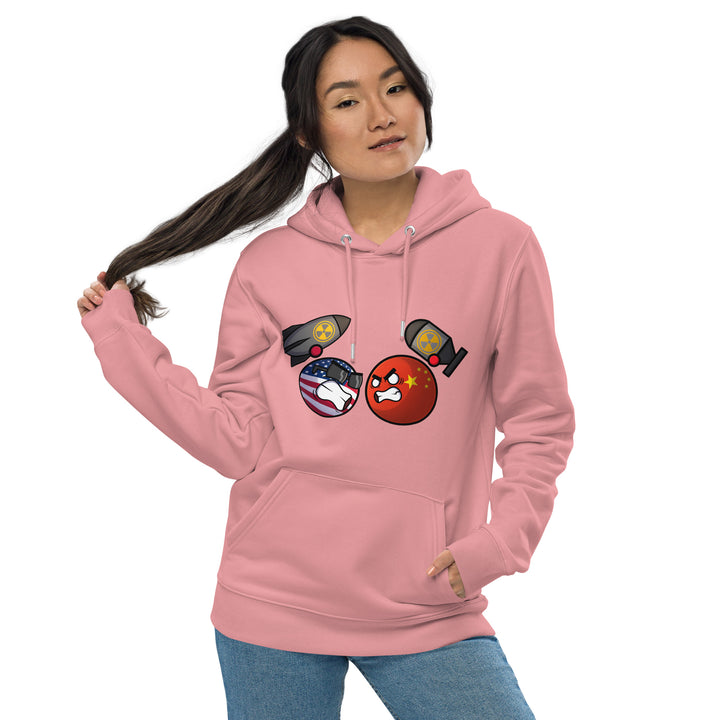 USA vs China Eco Hoodie MrSpherical Store